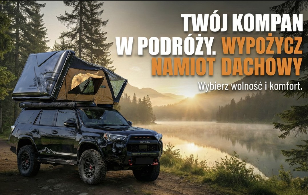 Wynajem namiotów dachowych WildCamp